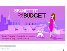 Tablet Screenshot of brunetteonabudget.com